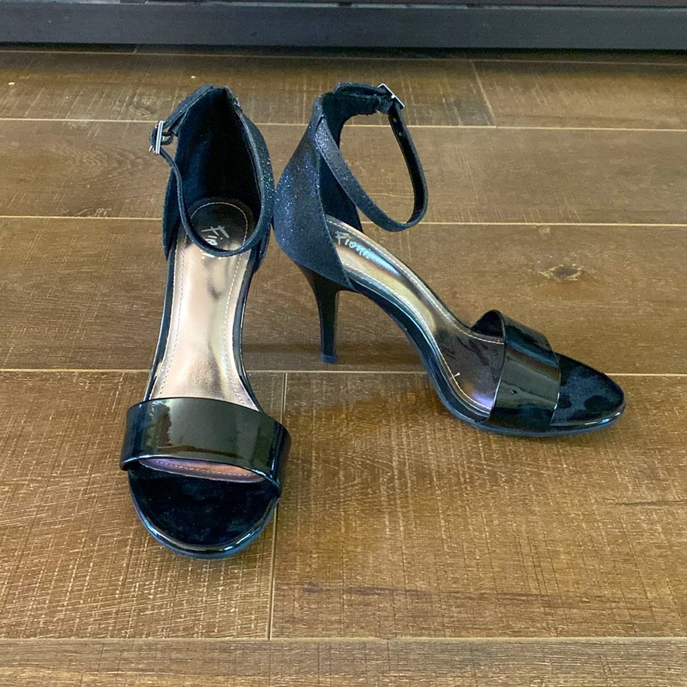 Classy Black Ankle strap heels